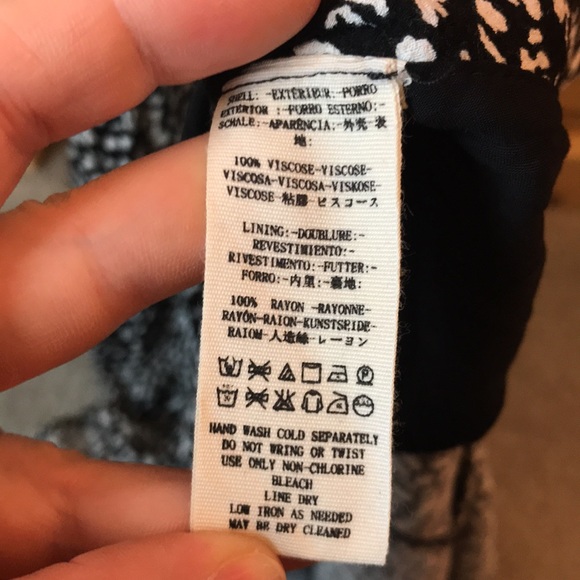 Free People Looking For Love Midi Dress In Black and White Animal Print Size 2 - Picture 9 of 13